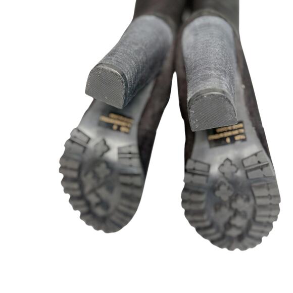 Charlotte Russe Tie-Back Over-The-Knee Boots | Black | 9 - Picture 4 of 4